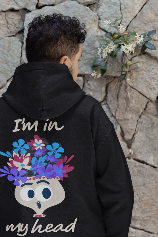 I am in my head Unisex Oversized Hoodie