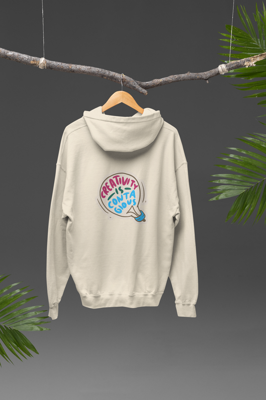 Creativity is Contagious Unisex Oversized Hoodie