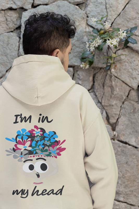 I am in my head Unisex Oversized Hoodie