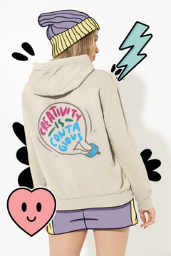 Creativity Is Contagious Oversized Hoodie