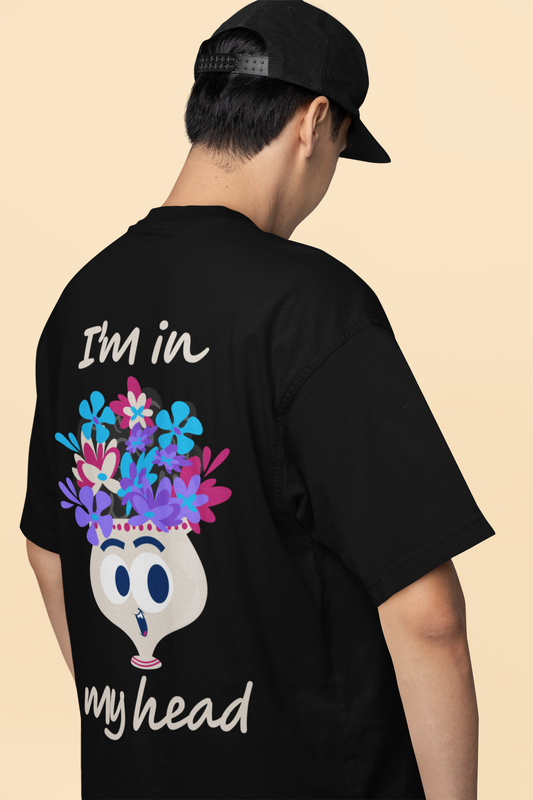 I am in my head Oversized T-shirt