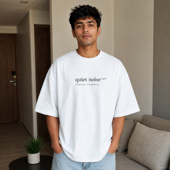quiet noise white front ugc